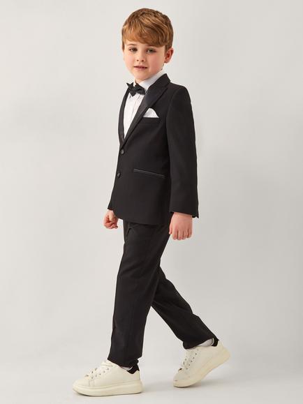 Monsoon Kids' Benjamin Tuxedo 4 Piece Suit, Black - view 2, Black