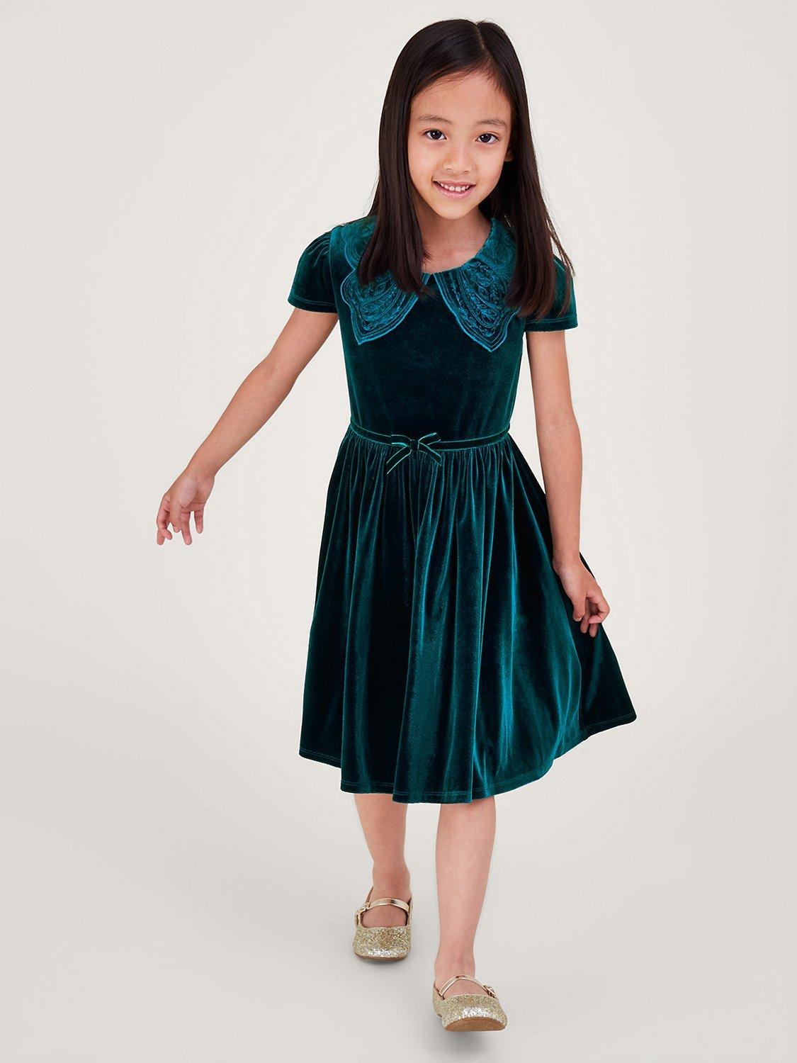 Children's velvet dresses best sale