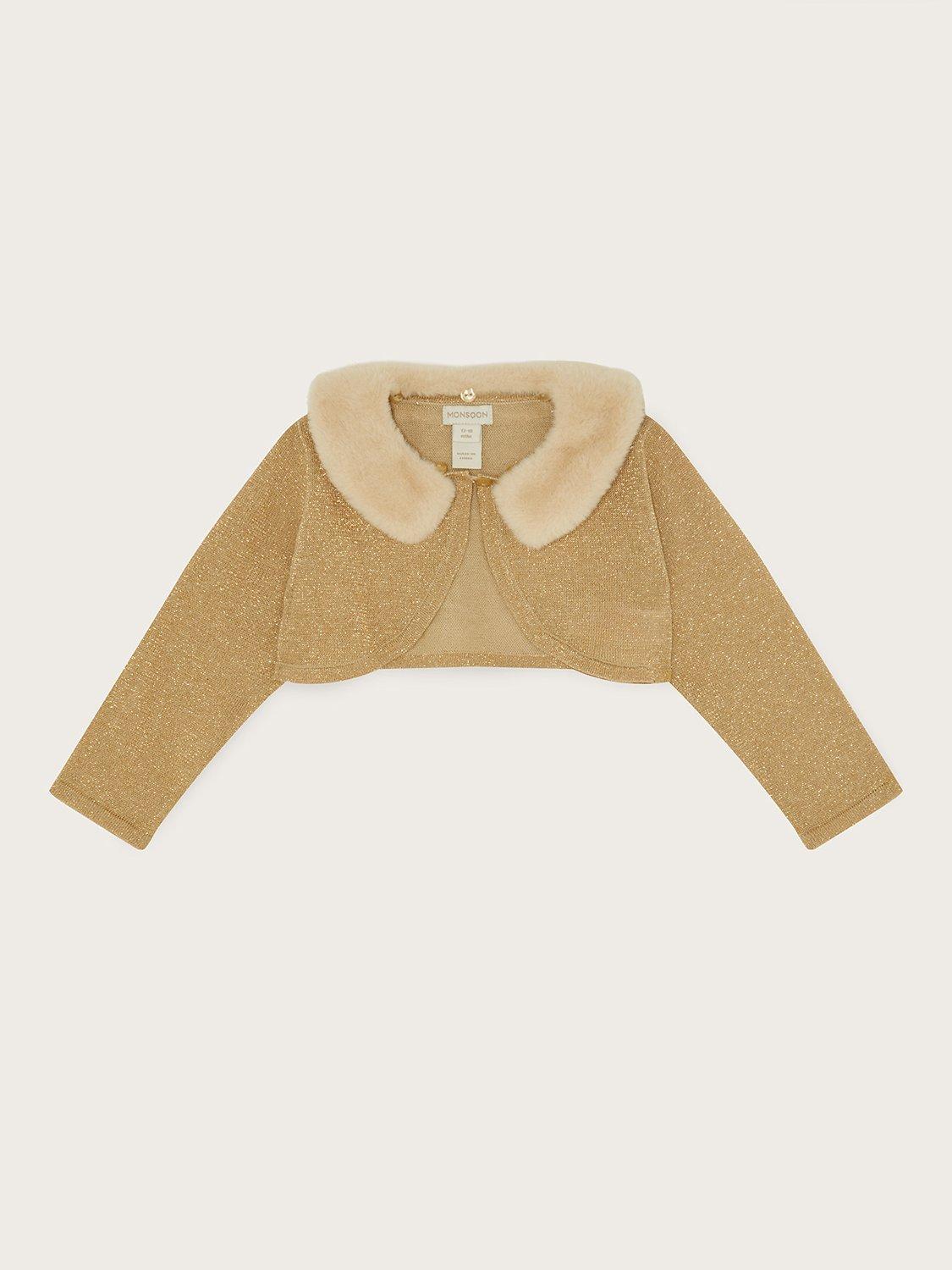 Gold cardigan kids hotsell