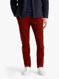 SPOKE Winter Heroes Cotton Blend Broad Thigh Chinos, Maroon