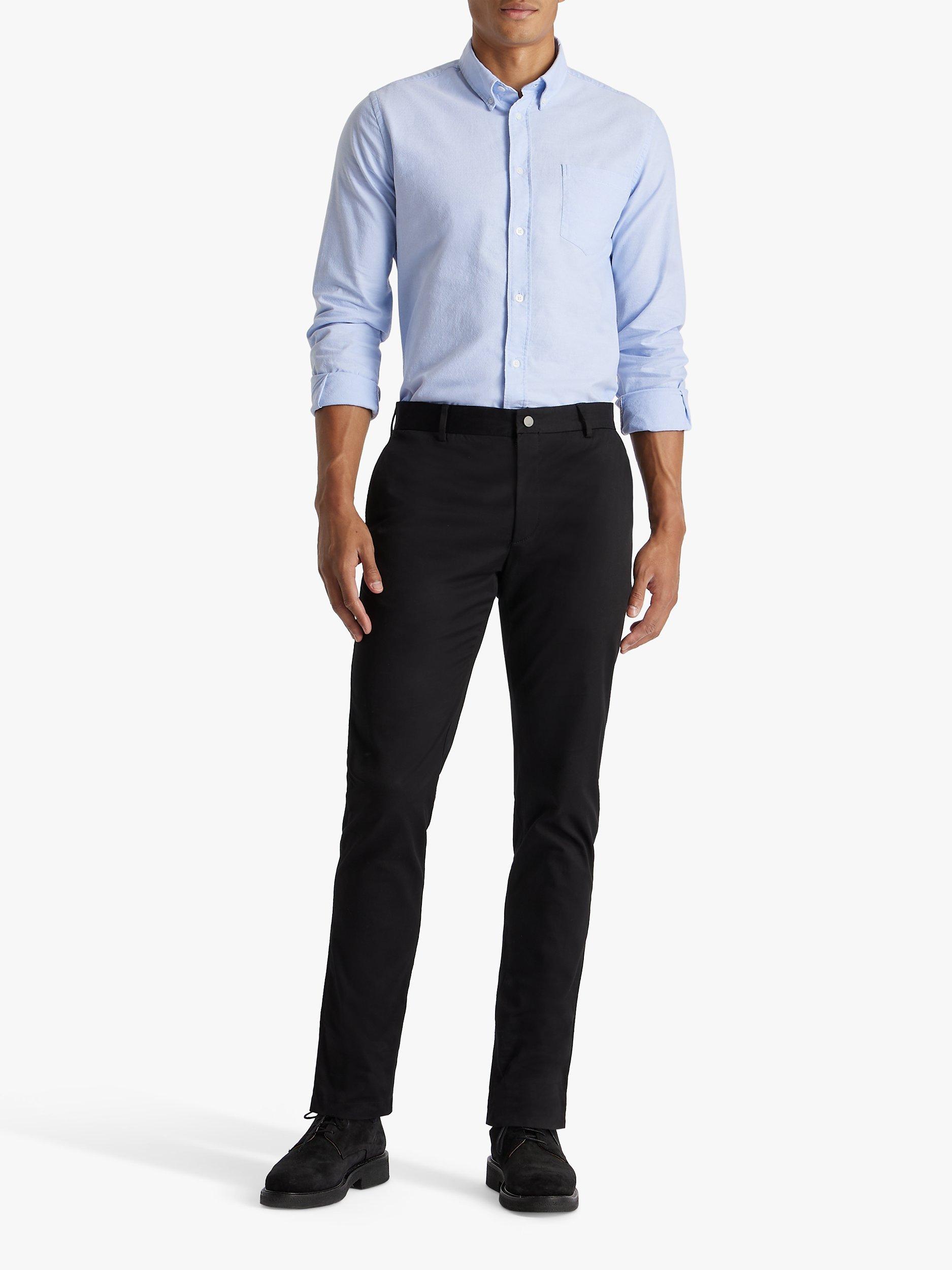 Product image 3 of 7, which shows SPOKE Heroes Cotton Blend Slim Thigh Chinos, Black, W36/L30