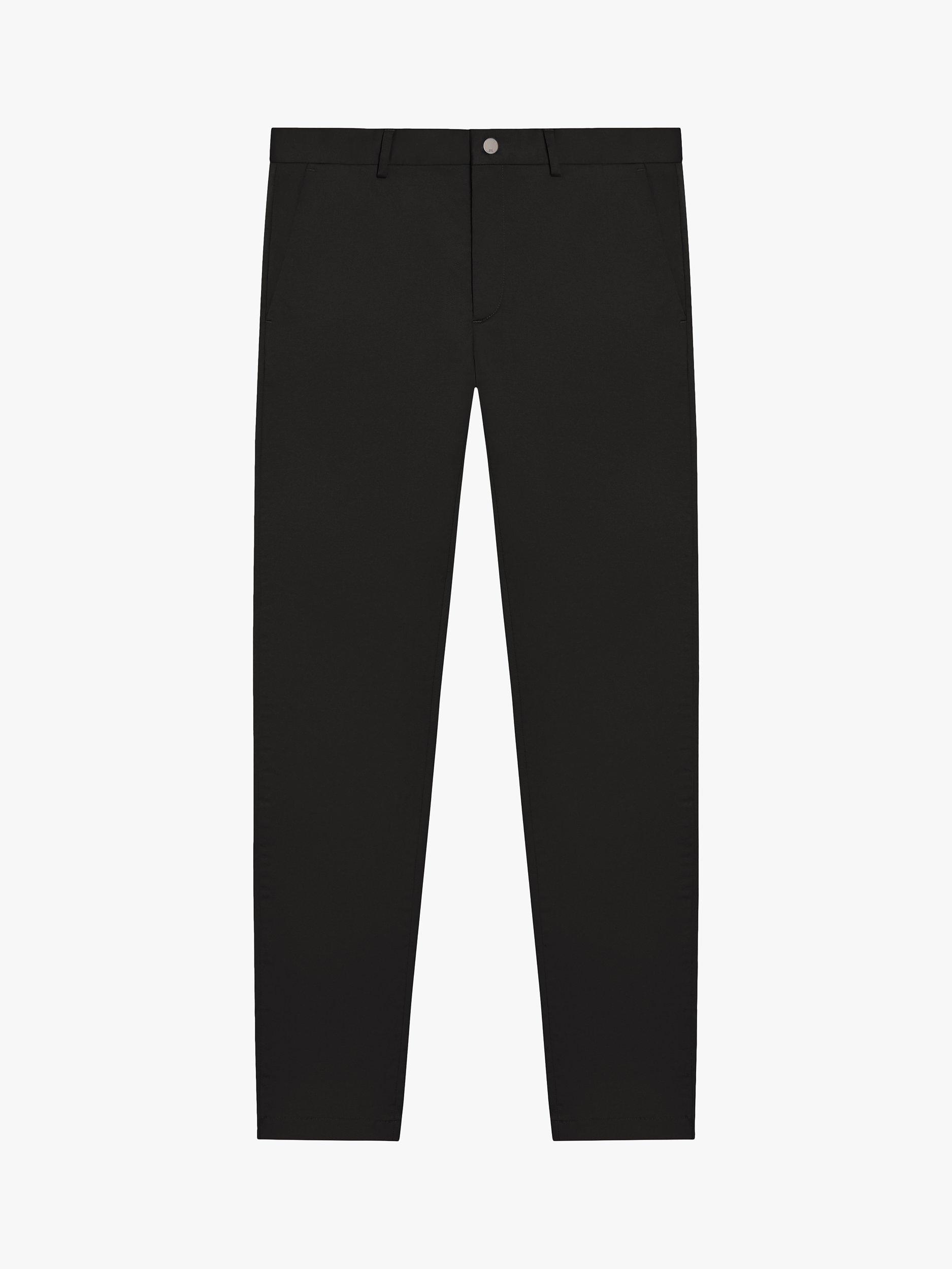 Product image 4 of 7, which shows SPOKE Heroes Cotton Blend Slim Thigh Chinos, Black, W36/L30
