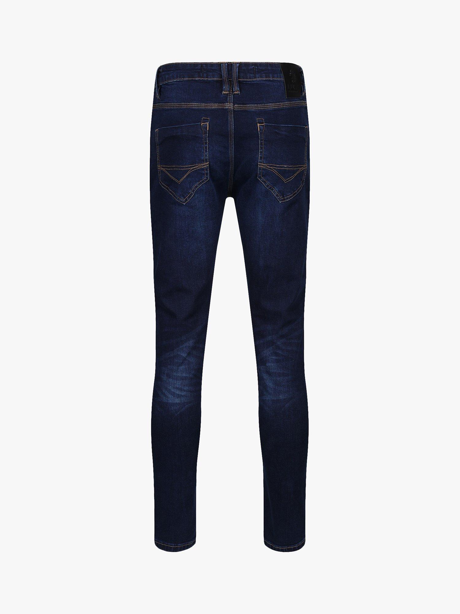 LUKE 1977 Vacuum Demin Slim Fit Jeans, Blue Dawn, 28R