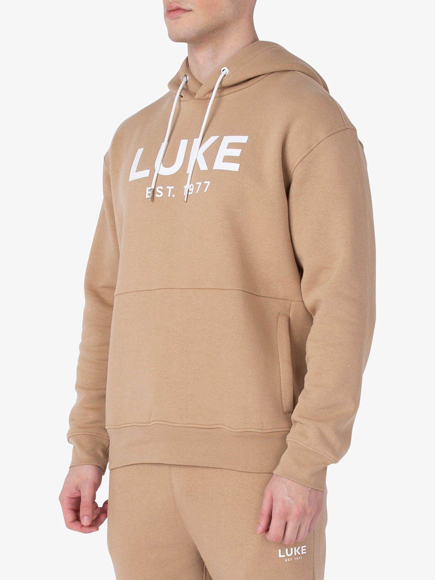 Product image 3 of 6, which shows LUKE 1977 Grand Hoodie, Biscuit, S