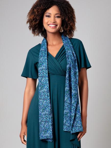 Alie Street Azra Woven Scarf, Blue, Blue