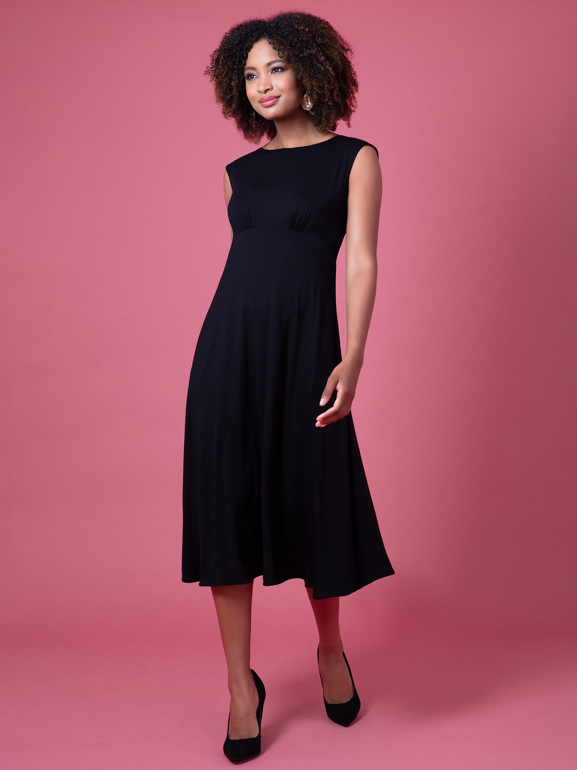 Alie Street Luna Midi Dress Black