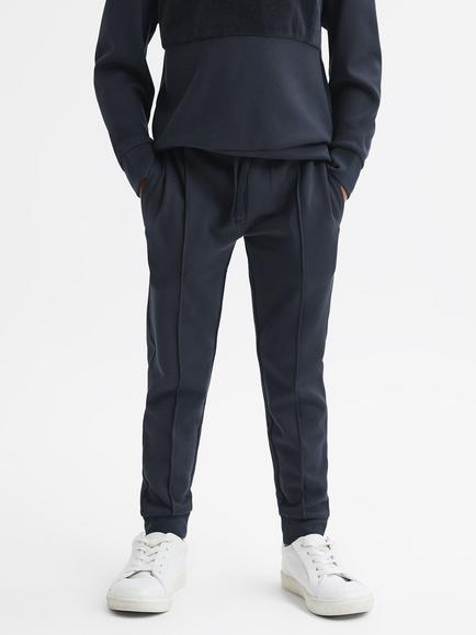 Reiss Kids' Croxley Relaxed Drawstring Joggers, Navy