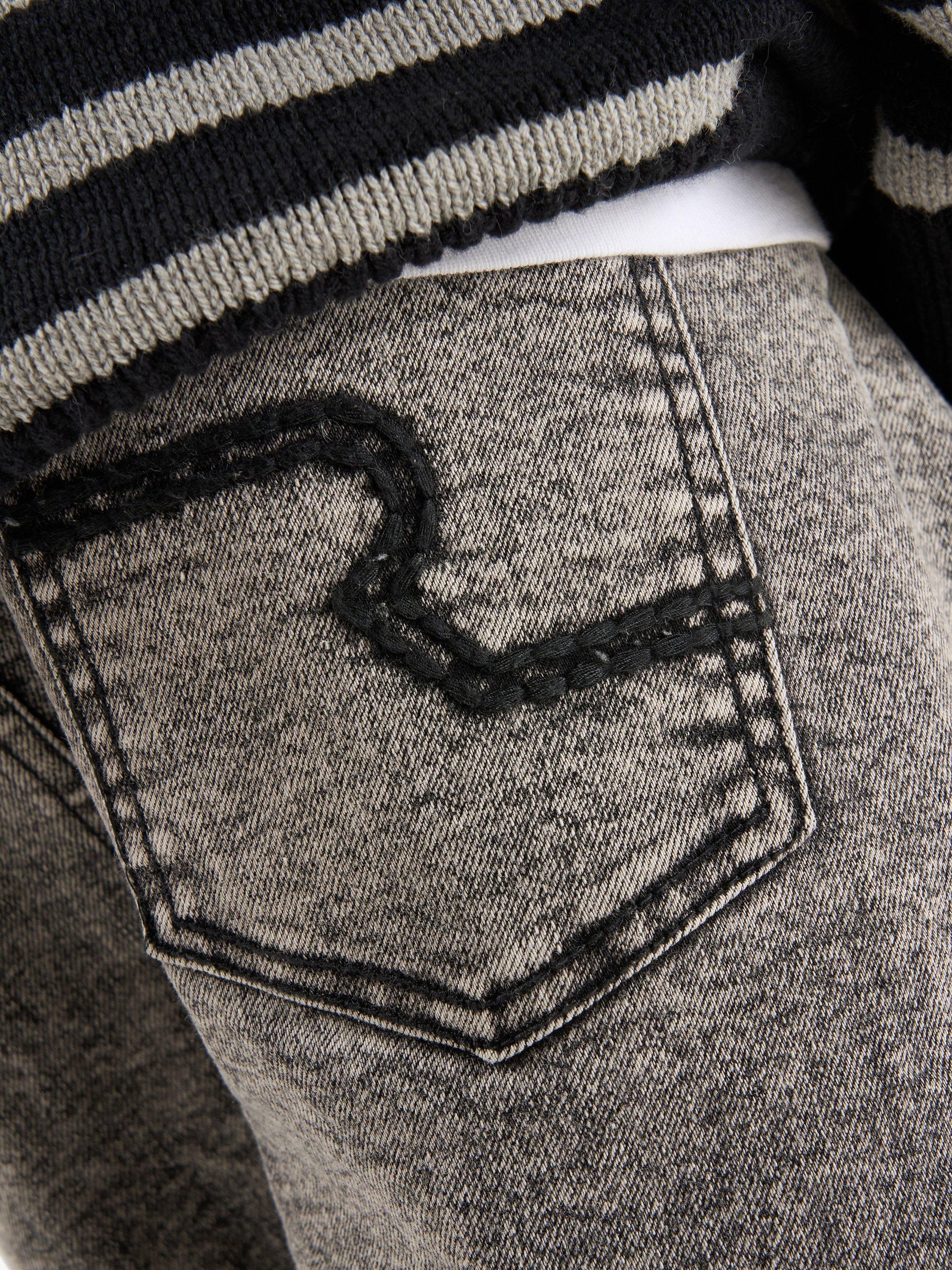 Product image 4 of 7, which shows Angel & Rocket Boys' Nile Washed Jogger Jeans, Grey, 11 years