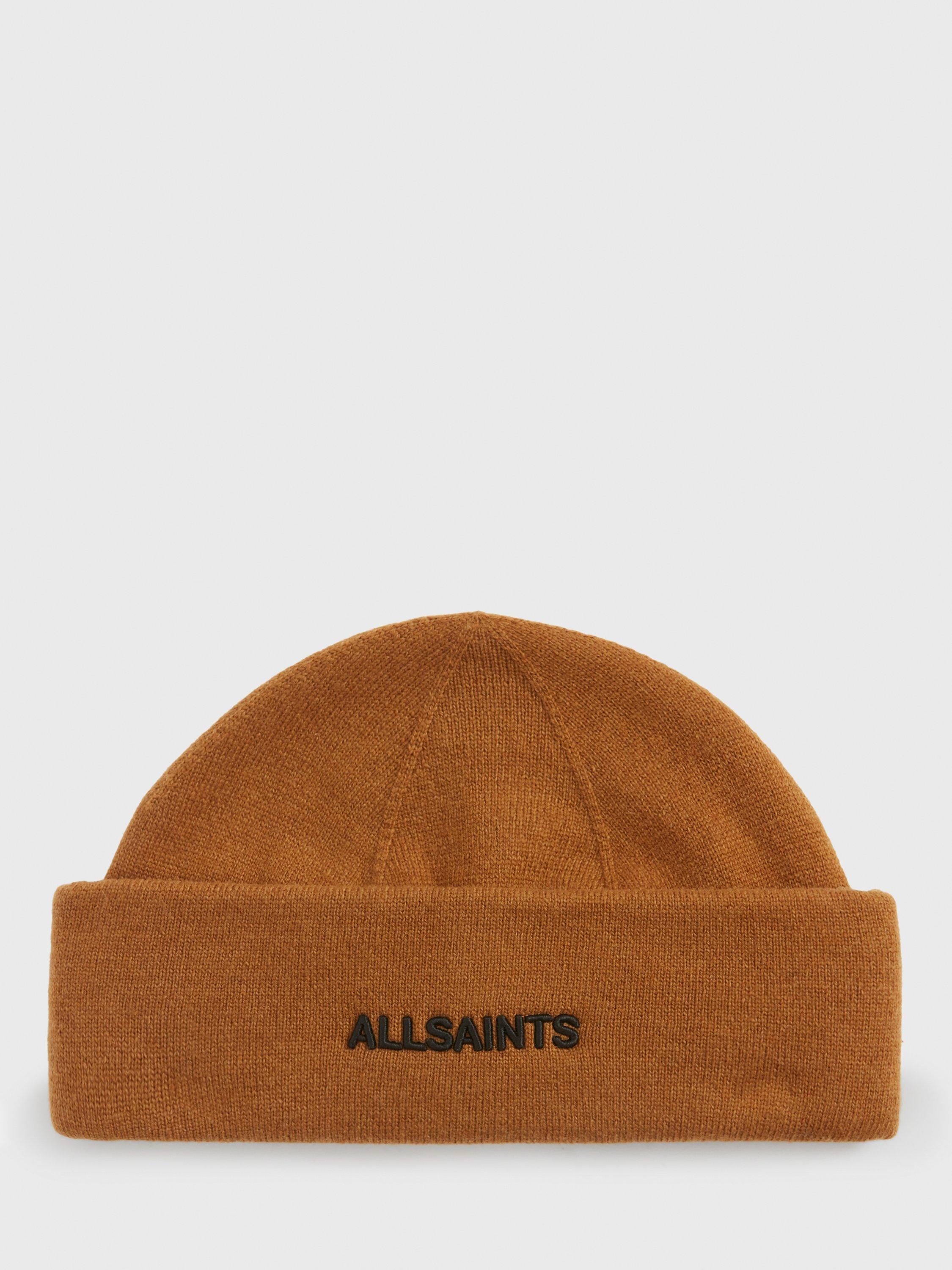 AllSaints Bode Beanie Hat, Tobacco Gold, One Size