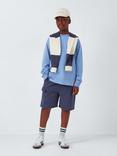 John Lewis Kids' Court Graphic Long Sleeve Top, Blue