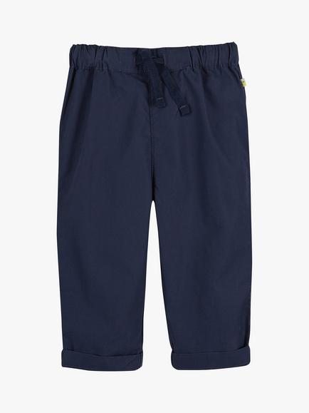 Frugi Baby Tommy Organic Cotton Trousers, Indigo, Indigo