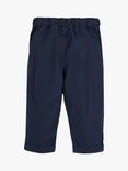 Frugi Baby Tommy Organic Cotton Trousers, Indigo