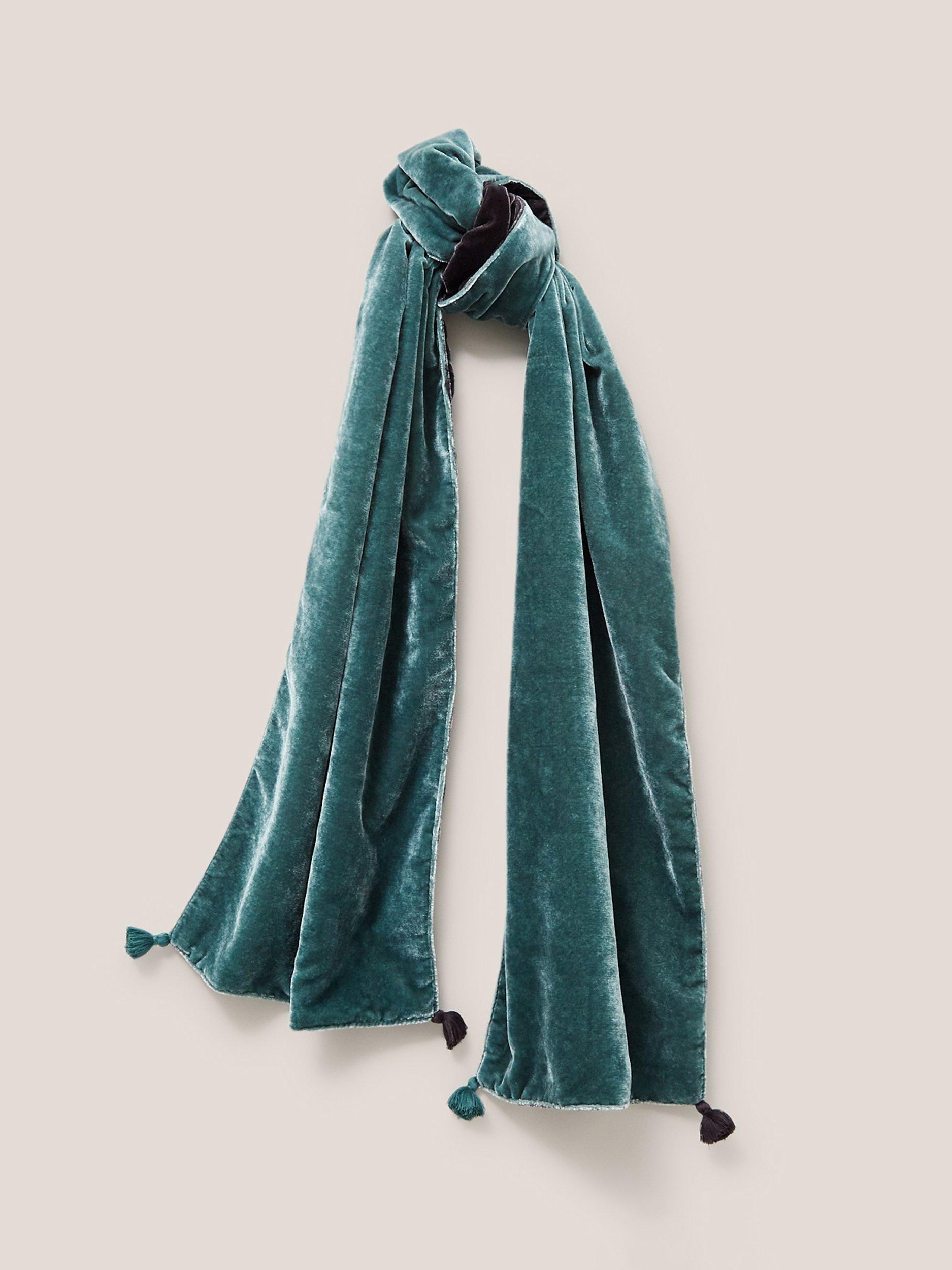White Stuff Velvet Scarf