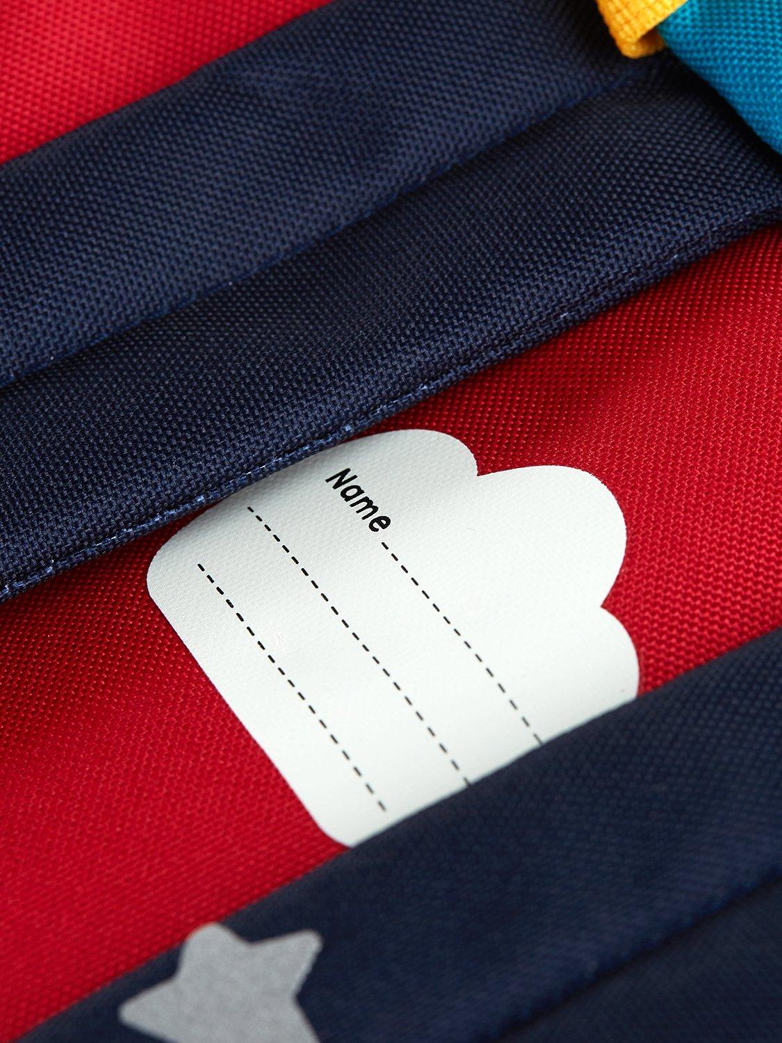 Product image 3 of 5, which shows Frugi Kids' Ramble Rainbow Backpack, Multi, One Size