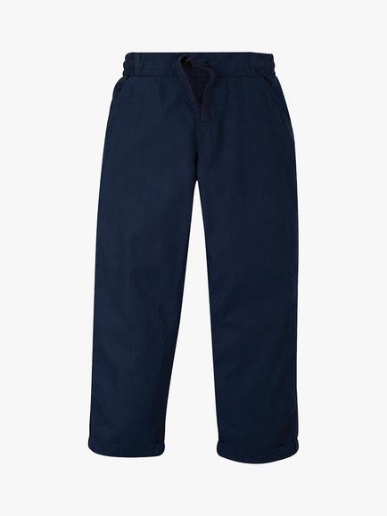 Frugi Kids' Everywhere Organic Cotton Chinos, Indigo, Indigo