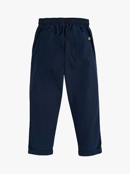 Frugi Kids' Everywhere Organic Cotton Chinos, Indigo - view 2, Indigo