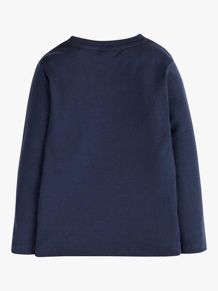 Frugi Kids' Magic Number 7 Organic Cotton Constellation T-shirt, Indigo/Multi - view 2, Indigo/Multi