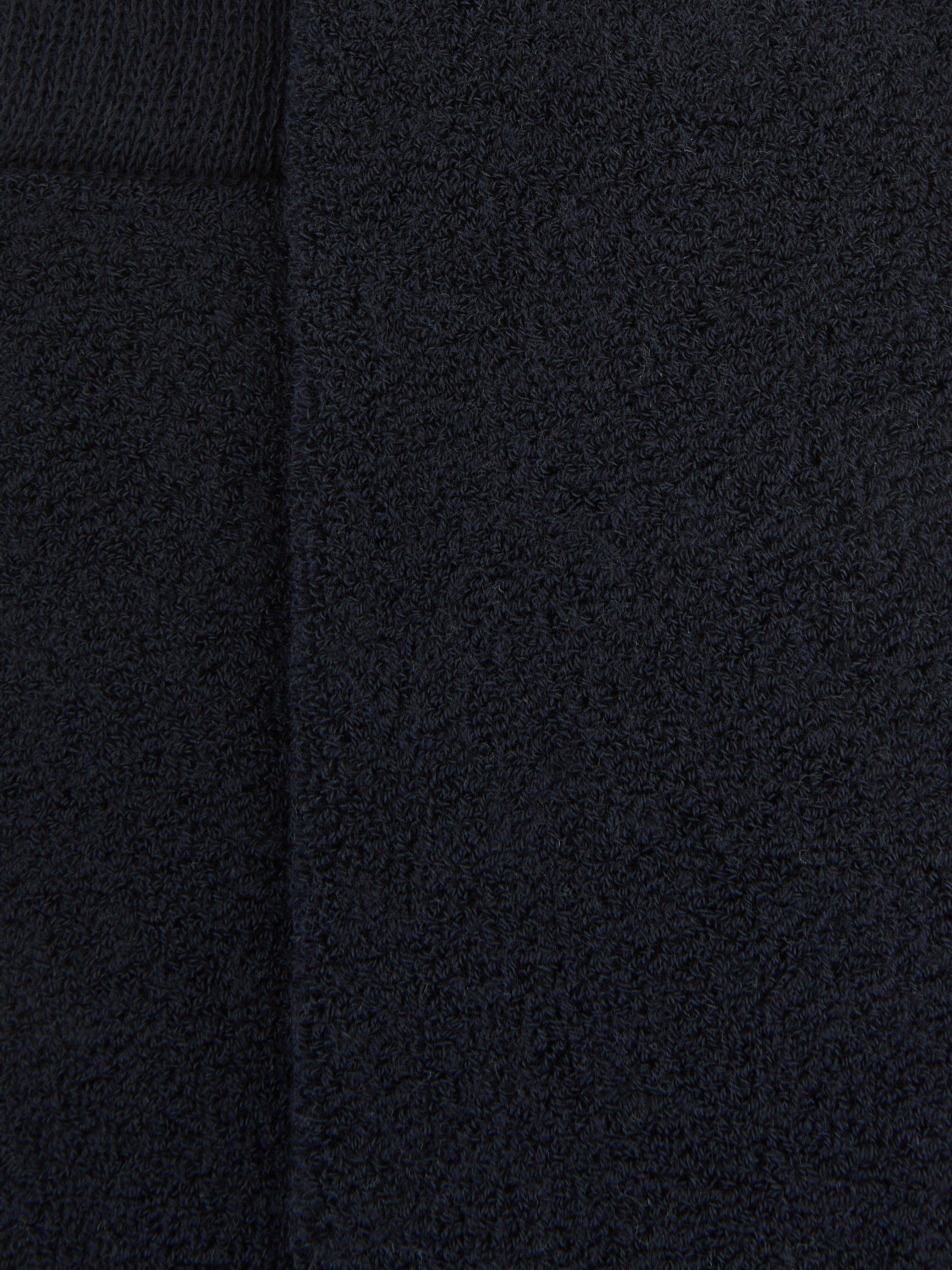 Product image 3 of 3, which shows Reiss Alers Cotton Blend Terry Socks, Navy, S-M