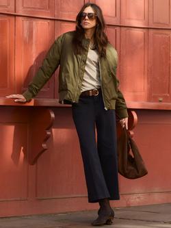 Baukjen Tegan Recycled Bomber Jacket, Khaki - view 2, Khaki