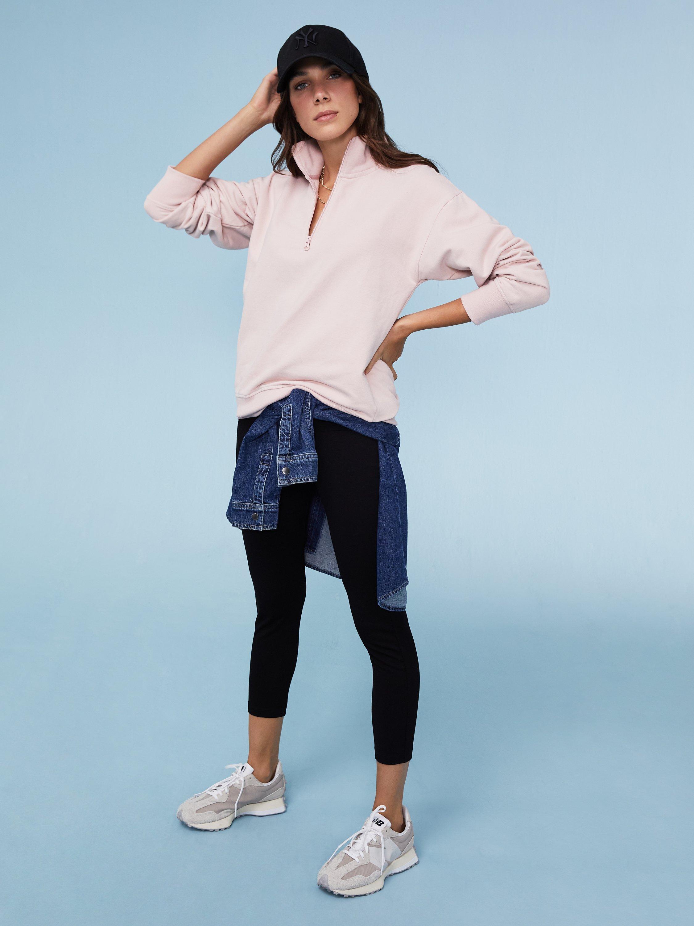 Baukjen Brooklyn Organic Cotton Zip Sweats, Pink Clay