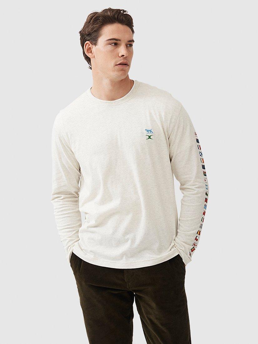 Gilbert X Rodd & Gunn Okara Park Long Sleeve T-Shirt, Dusk