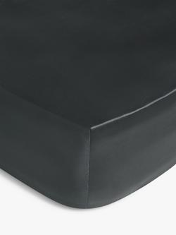 John Lewis The Ultimate Collection Luxury Egyptian Cotton Sateen 800 Thread Count Deep Fitted Sheet, Charcoal