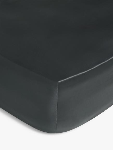 John Lewis The Ultimate Collection Luxury Egyptian Cotton Sateen 800 Thread Count Deep Fitted Sheet, Charcoal