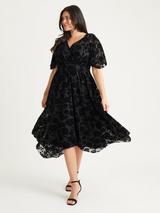 【関税込】PhaseEight ドレス☆Aida Tulle Sleeve Dress, Black PHASE EIGHT Aida Tulle Sleeve Dress in Black | endource