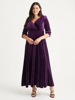 Scarlett & Jo Verity Maxi Gown Dress, Purple