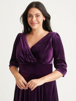Scarlett & Jo Verity Maxi Gown Dress - view 2, Purple