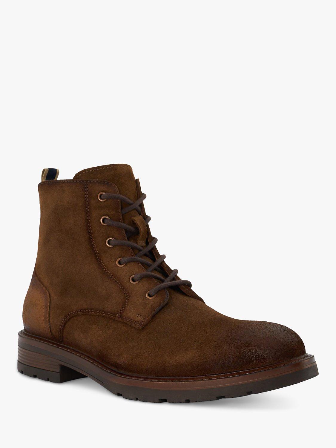 Product image 2 of 4, which shows Dune Cheshires Suede Boots, Tan, 11