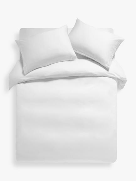 John Lewis Collection Luxury Suvin Cotton & TENCEL™, 900 Thread Count Bedding, White
