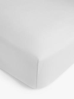 The Ultimate Collection Luxury Suvin Cotton & TENCEL, 900 Thread Count Deep Fitted Sheet, White, White