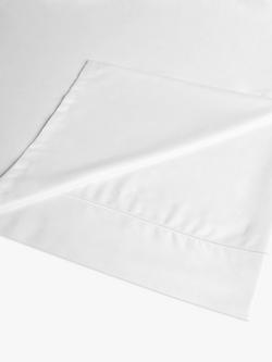 The Ultimate Collection Luxury Suvin Cotton & TENCEL, 900 Thread Count Flat Sheet, White, White