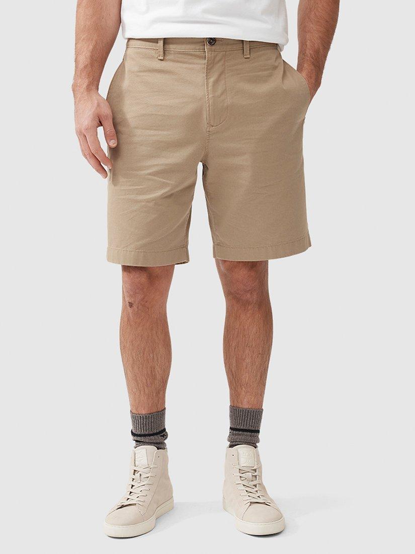 Product image 1 of 5, which shows Gilbert X Rodd & Gunn Apia Park Relaxed 9" Shorts, Camel, 28