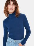 Whistles Maja Roll Neck Jumper, Blue