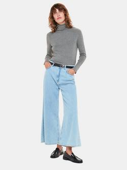Whistles Maja Roll Neck Jumper, Grey
