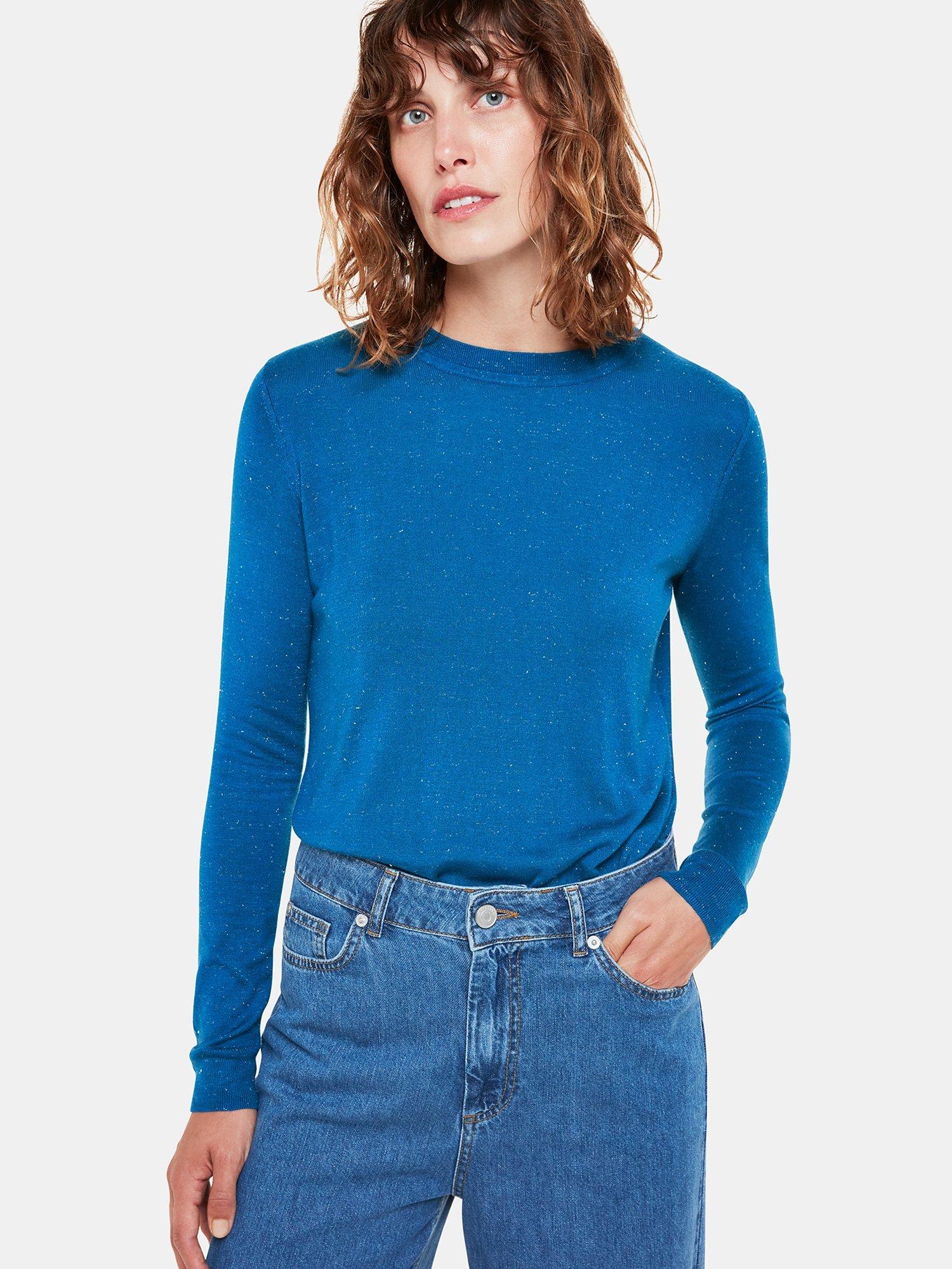 Whistles Annie Sparkle Fine Knit Jumper