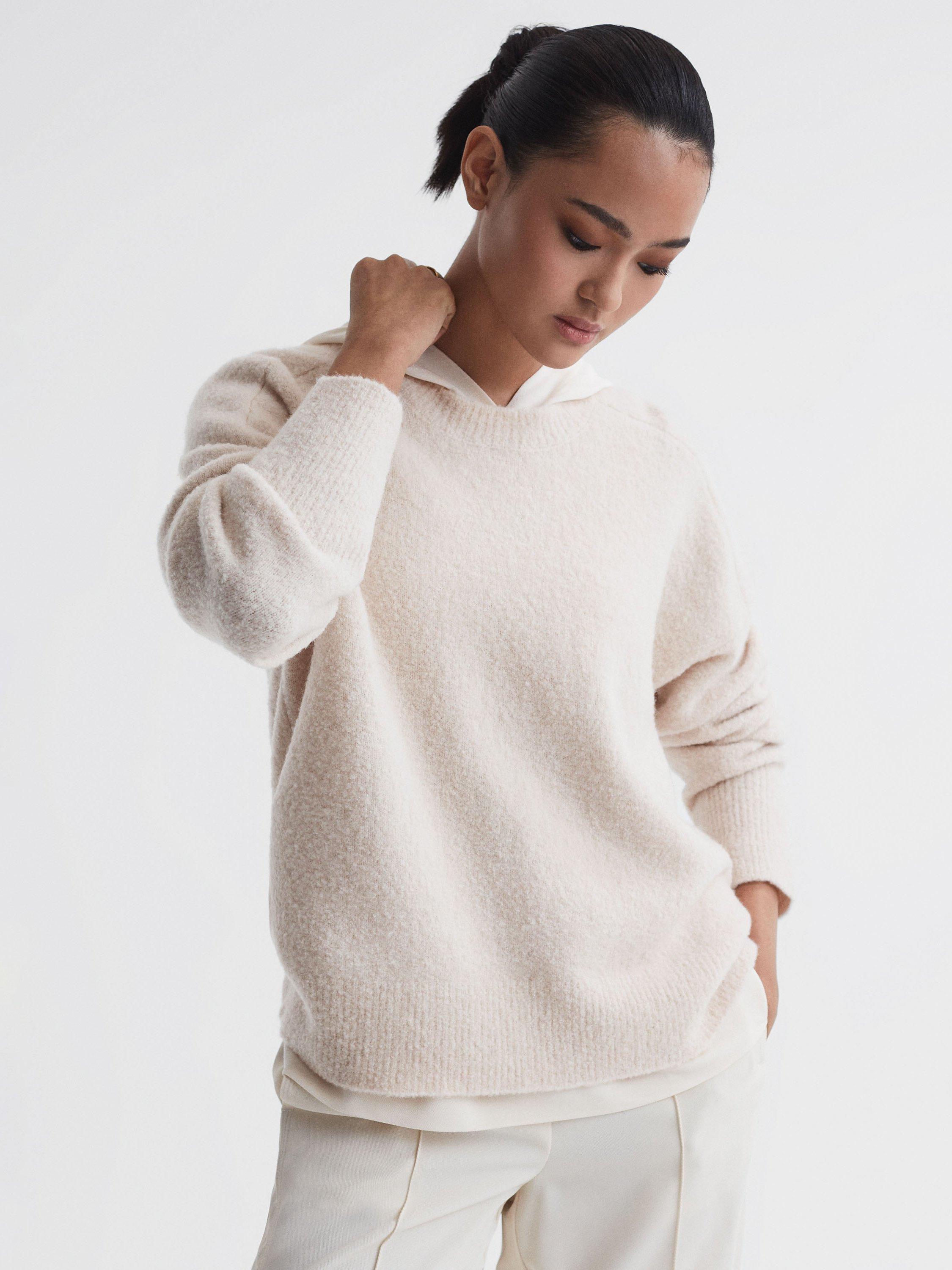 Reiss Caris Fine Knit Jumper, Neutral