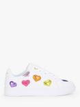 Kurt Geiger London Kids' Mini Lane Love Leather Trainers