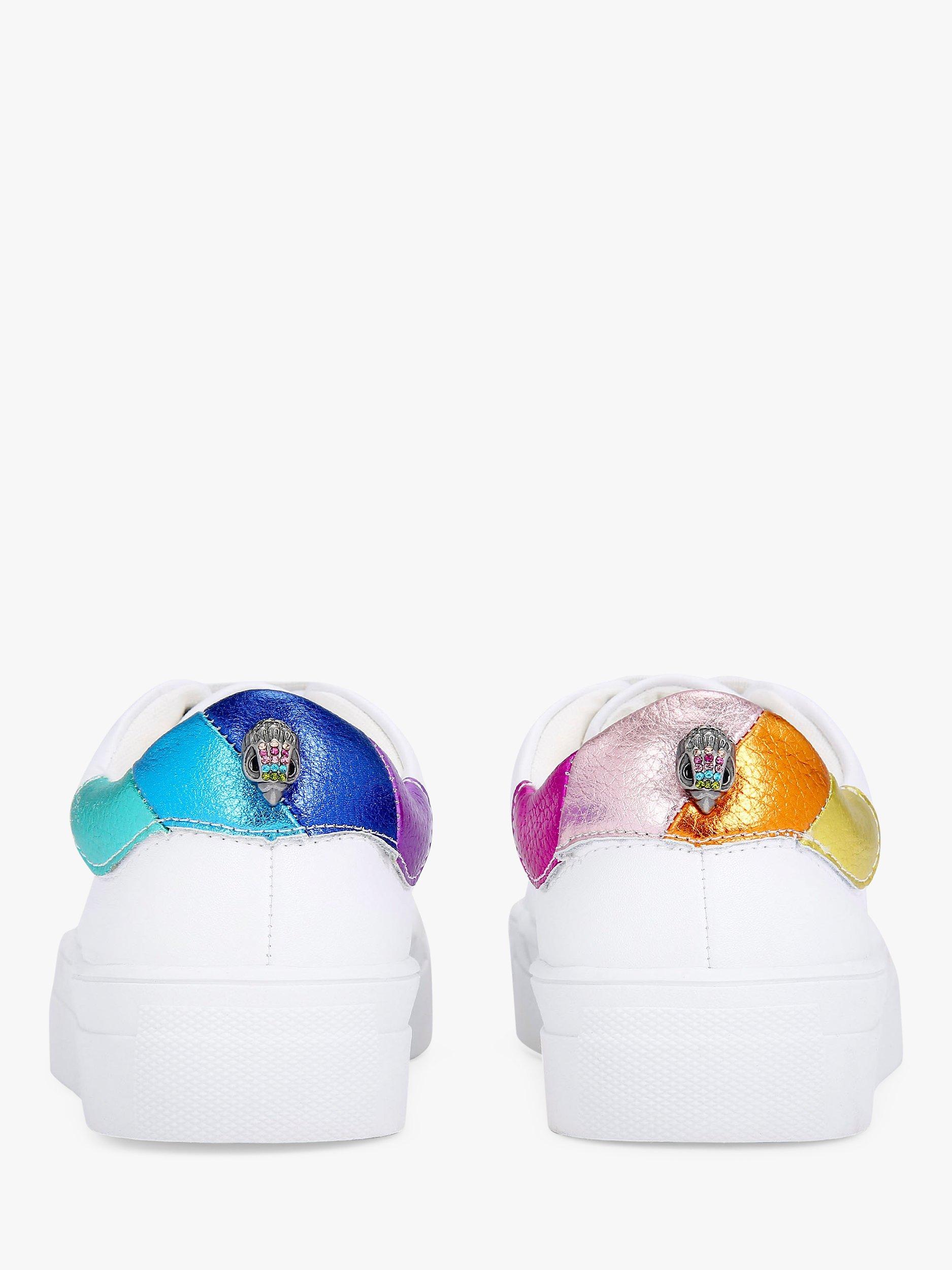 Product image 5 of 5, which shows Kurt Geiger London Kids' Mini Laney Eagle Trainers, Multi, 10 Jnr