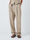 John Lewis Stripe Linen Trousers