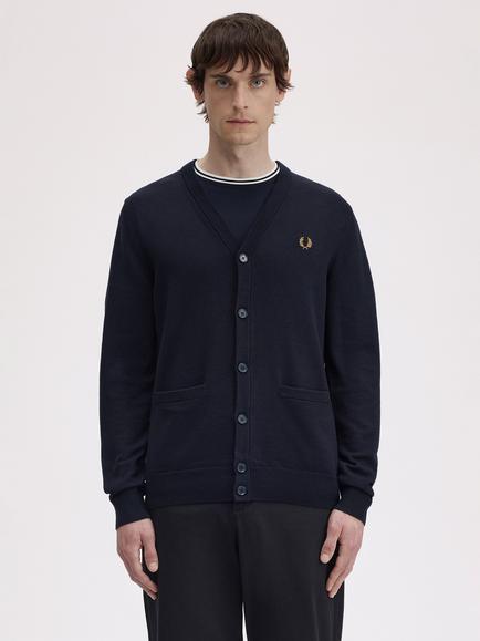 Fred Perry Classic Cardigan, Navy, Navy