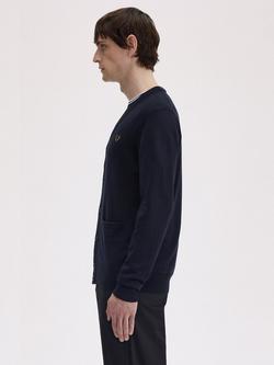 Fred Perry Classic Cardigan, Navy - view 2, Navy