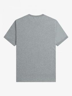 Fred Perry Ringer Crew Neck T-Shirt - view 2, Steel Marl