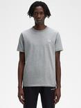 Fred Perry Ringer Crew Neck T-Shirt, Steel Marl