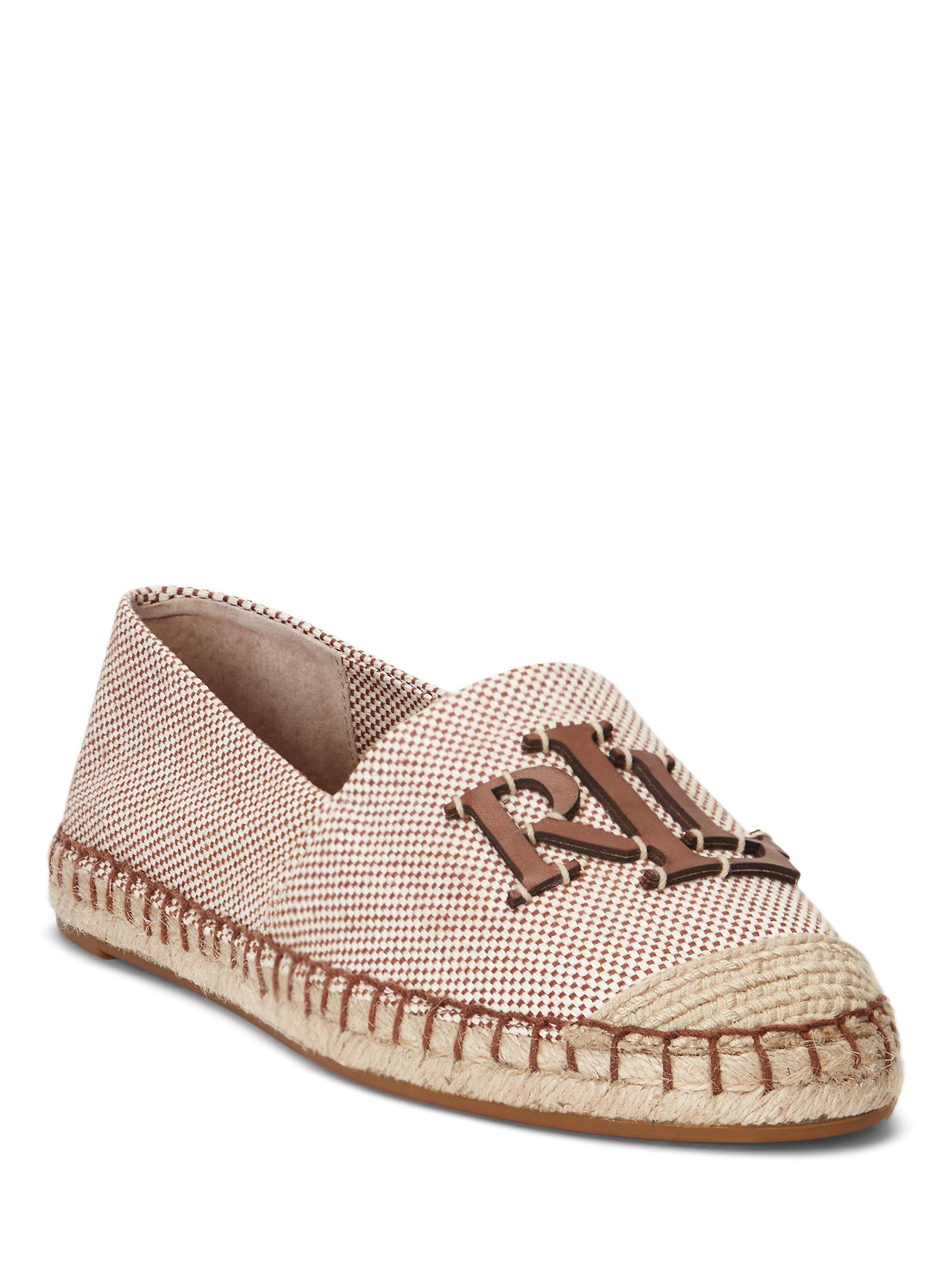 Ralph lauren leather espadrilles online