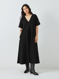 AND/OR Alex Pleat Midi Dress, Black, Black