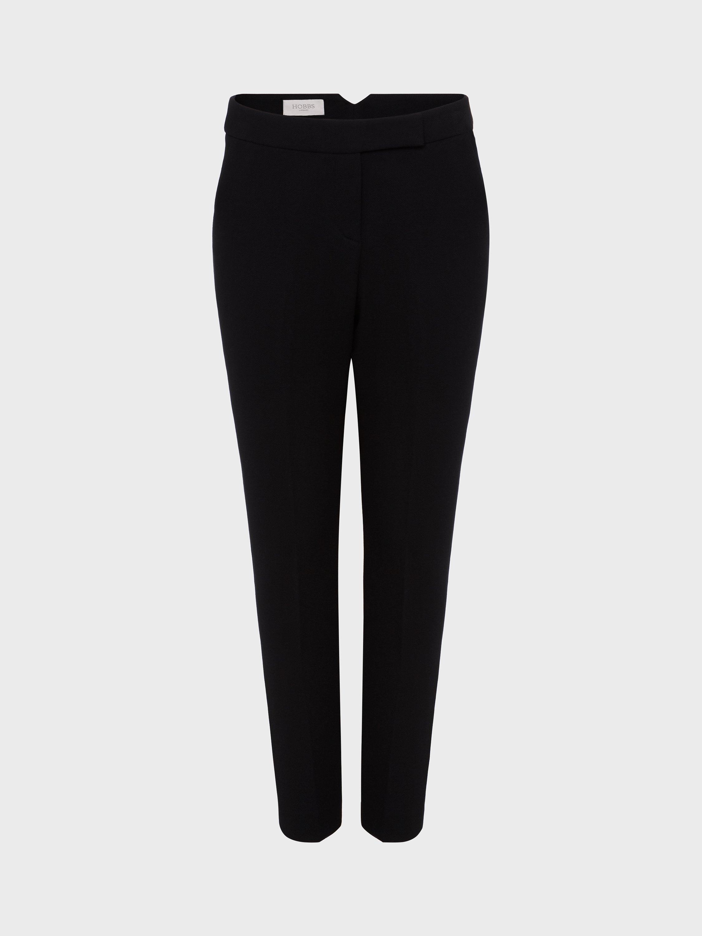 Hobbs Petite Charley Trousers, Black, 16