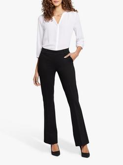 NYDJ Pull-On Flared Trousers Sculpt-Her™ Collection, Black